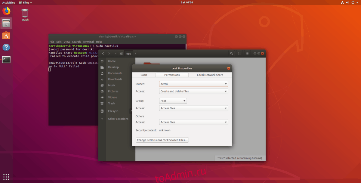 Ubuntu permissions